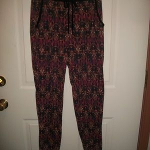 Joe B Joe Benbasset multi-color joggers size